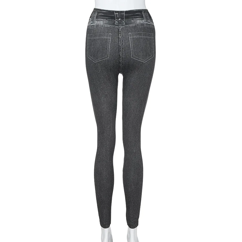 KANCOOLD Джинсы женские джинсовые штаны с карманами обтягивающие джинсы для фитнеса размера плюс модные женские джинсы со средней талией 2018Oct23