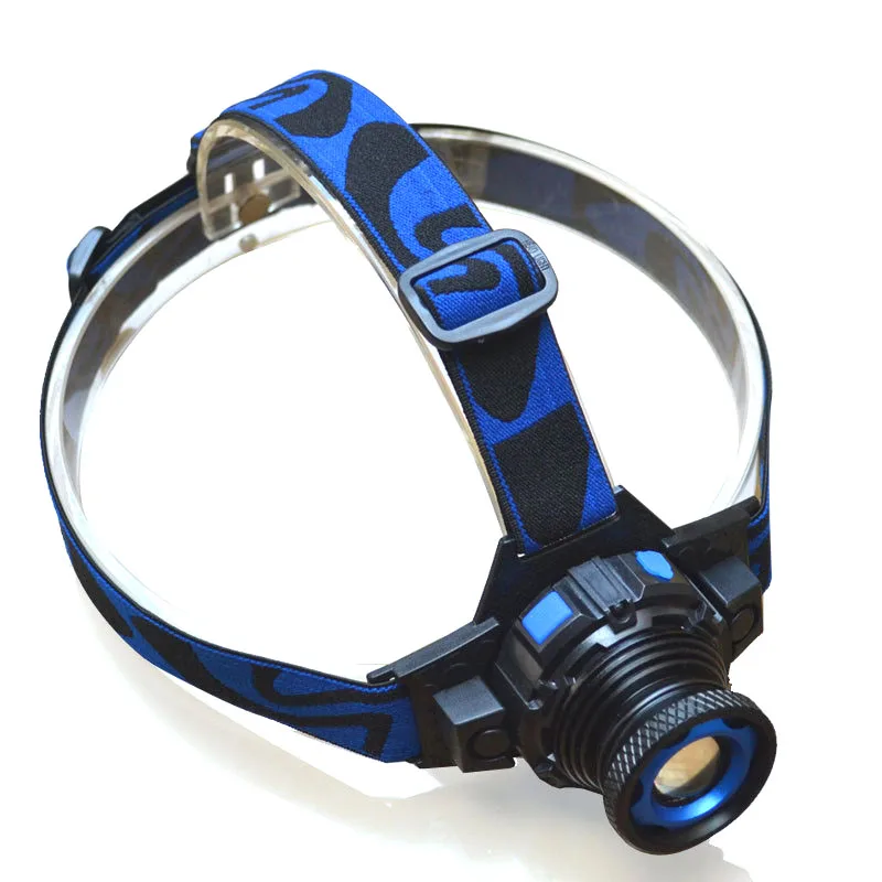 Levou Farol q5 à Prova d' Água de Alto Brilho Carregador de Bateria de Lítio Recarregável Farol 3 Modos Zoomable 3 Faróis de LED