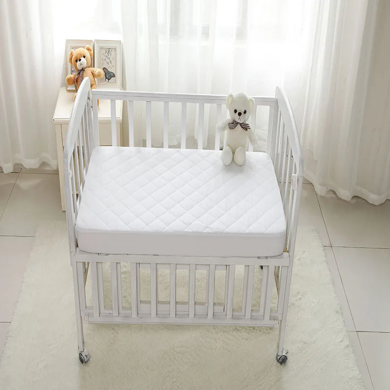 Murah Tahan Air Pelindung Kasur untuk Bayi, hypoallergenic Dilengkapi Lembar Berlapis Nyaman Tempat Tidur Balita Penutup Kasur Ukuran 28X52X6 Inch Online Tahan Air Pelindung Kasur untuk Bayi, hypoallergenic Dilengkapi Lembar Berlapis Nyaman Tempat Tidur Balita Penutup Kasur Ukuran 28X52X6 Inch