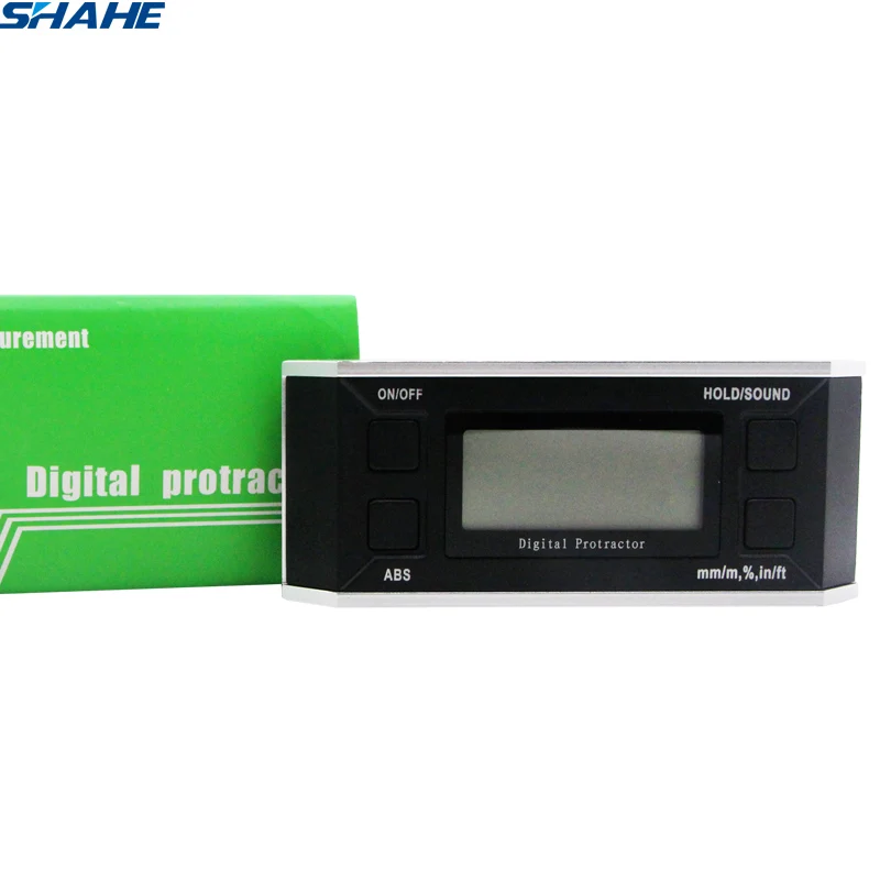 

Digital Bevel Box Protractor Angle Gauge Digital Level Electronic Inclinometer Measuring Tool Angle Finder Angle Meter 5340-90DB