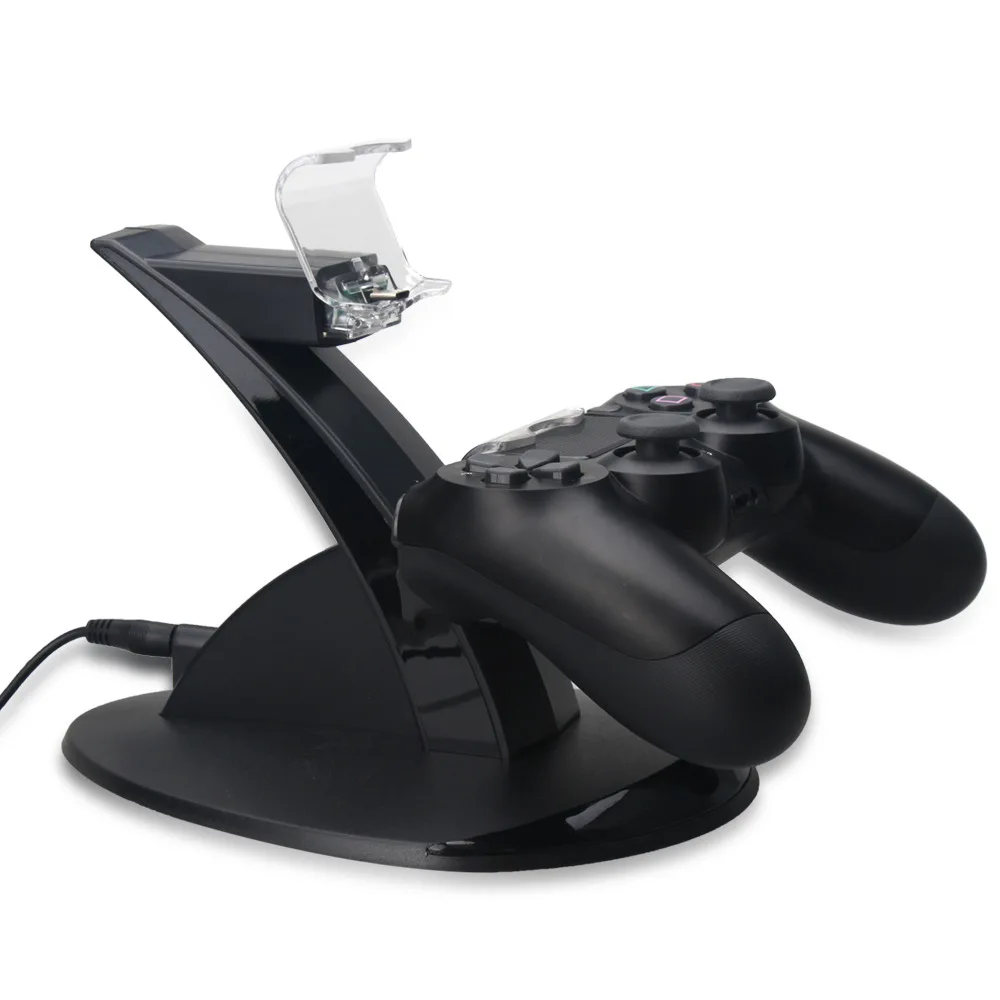 Зарядная док станция для контроллера PS4 зарядное устройство Slim/PS4 Pro светодиодная