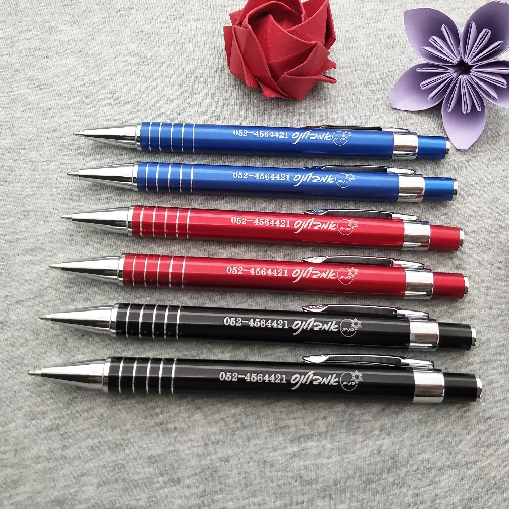 

100pcs wedding gifts and souvenirs nice metal pen personalized wedding gifts for your family and friends diy your wedding