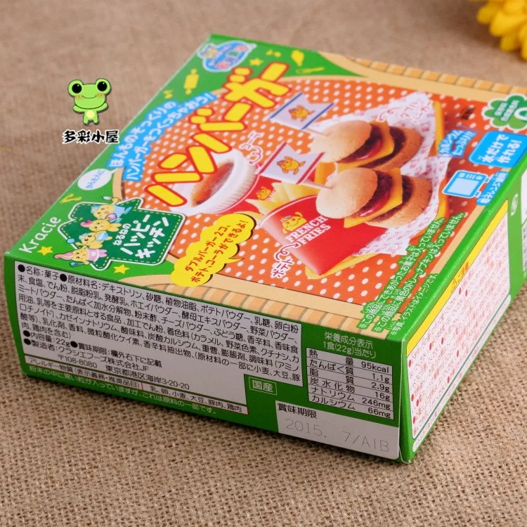 1 пакет DIY Kracie Popin готовка конфеты тесто игрушки гамбургер счастливая кухня