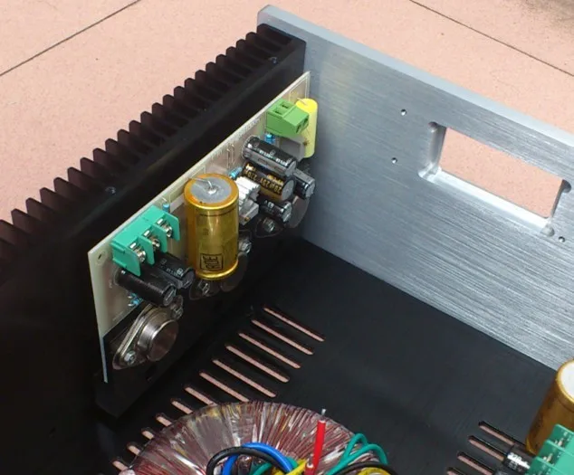 D 066 CNC полностью алюминиевое шасси для корпуса шкафа самостоятельного усилителя