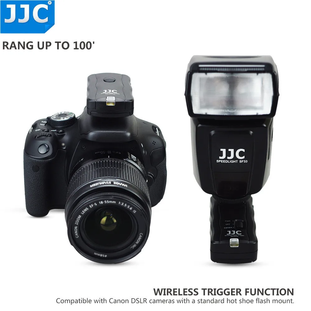 Беспроводной пульт дистанционного управления JJC для Canon Nikon Pentax Fujifilm вспышка