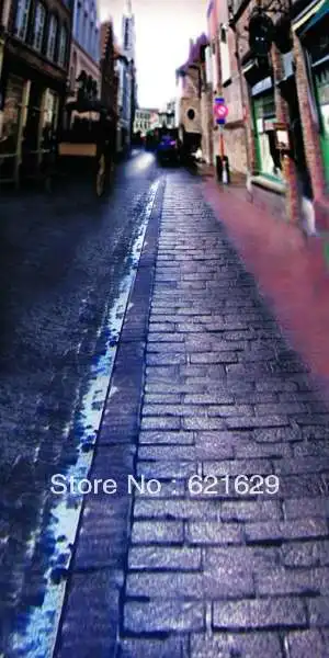 

Brick road 10'x20' CP Computer-painted Scenic Photography Background Photo Studio Backdrop DT-XU-0319