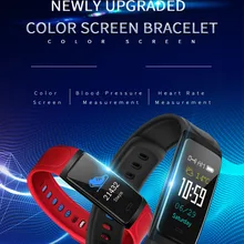 Bluetooth умный Браслет для фитнеса поддержка кровяного давления монитор сердечного ритма браслет трекер активности Шагомер