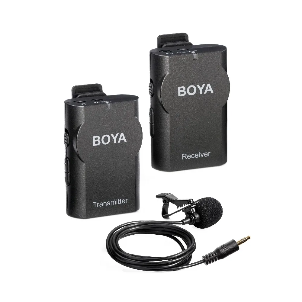 

BOYA BY-WM4 wireless Capacitive microphone for Smart phone tablet computer SLR camera camera reco and other recording equipment