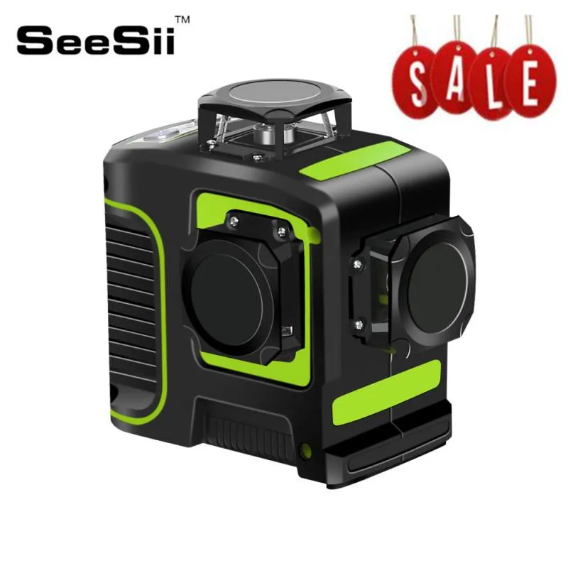 

12 Lines 3D Green Level Self-Leveling Laser Level Vertical Horizontal Cross Super Powerful Laser Beam Line Outdoor 3D Lasers