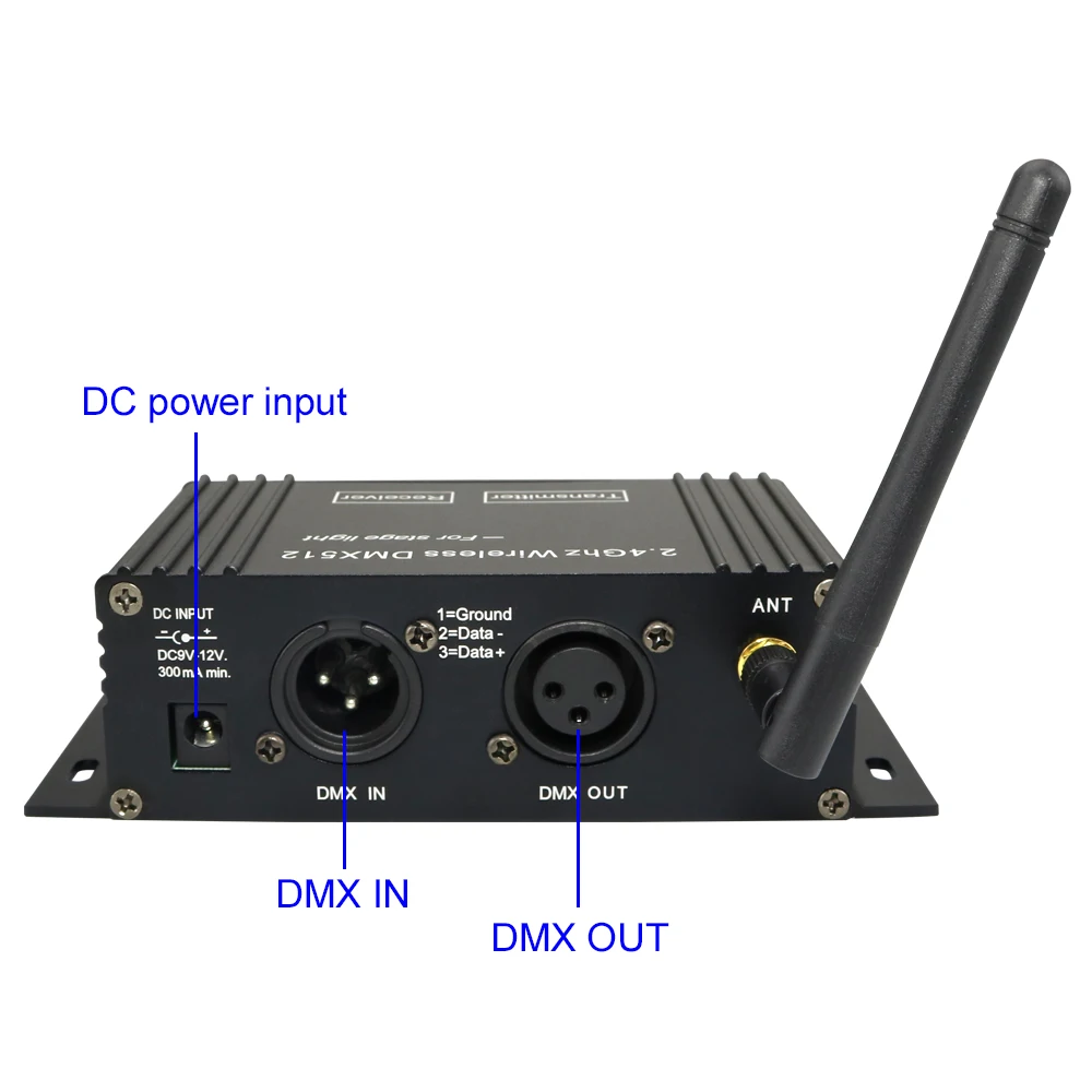 DMX 512 беспроводной 2 4G контроллер передатчика DMX512 подсветка дисплей пульт