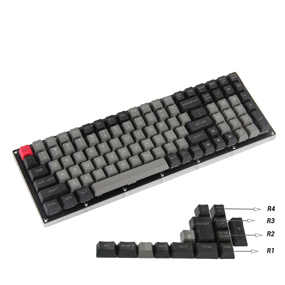 YMDK 96 84 лазерная гравировка ANSI ISO OEM профиль толстый PBT Keycap для MX механическая клавиатура YMD96 RS96 YMD75 KBD75 FC980M