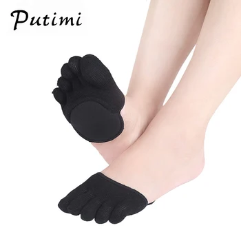 

PUTIMI Foot Care Bunion Socks Pedicure Tools Front Foot Pads Orthopedic Mats Socks Heels Toe Corrector Foot Care Tool 2pair=4pcs