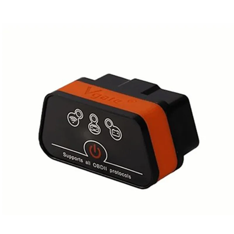 Multicoulor новейший Vgate iCar2 Bluetooth OBD сканер iCar 2 ELM327 Bluetooth диагностический интерфейс сканер кода - Цвет: Белый