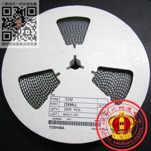 

Chip S2M 2A 1000V DO-214AC (SMA) 138 yuan /2000 only