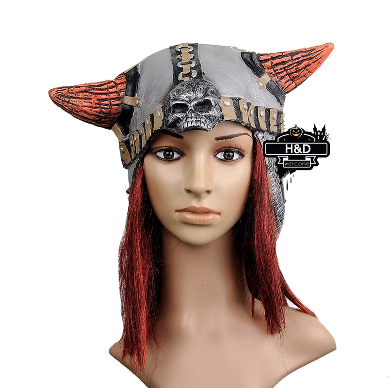 Terror Halloween Girl Pirate Half Face Mask Latex Ghost Masquerade