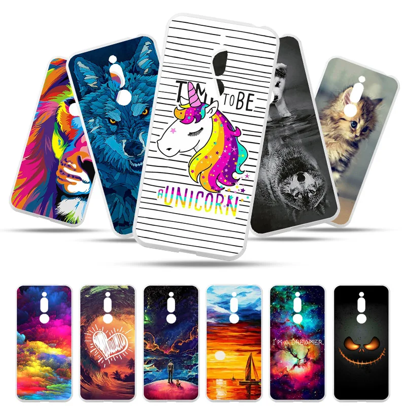 

Bolomboy Painted Case For Meizu M6T Case Silicone Soft TPU Cases For Meizu M6T Cover Wildflowers Cute Animal Bags 5.7 inch