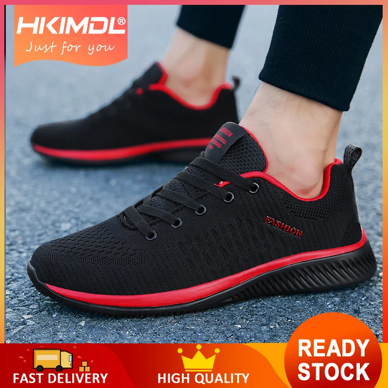HKIMDL الرجال رياضية حذاء كاجوال بفتحات تهوية الرجال الأبيض شبكة خفيفة الوزن الشقق 38 ~ 45 حجم كبير الرجال 2019 الربيع رياضية الأحمر الدانتيل يصل HKIMDL الرجال رياضية حذاء كاجوال بفتحات تهوية الرجال الأبيض شبكة خفيفة الوزن الشقق 38 ~ 45 حجم كبير الرجال 2019 الربيع رياضية الأحمر الدانتيل يصل