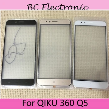 

2PCS 5.5 inch For QIKU 360 Q5 Q 5 Front Outer Glass Lens Repair Touch Screen Outer Glass without Flex cable