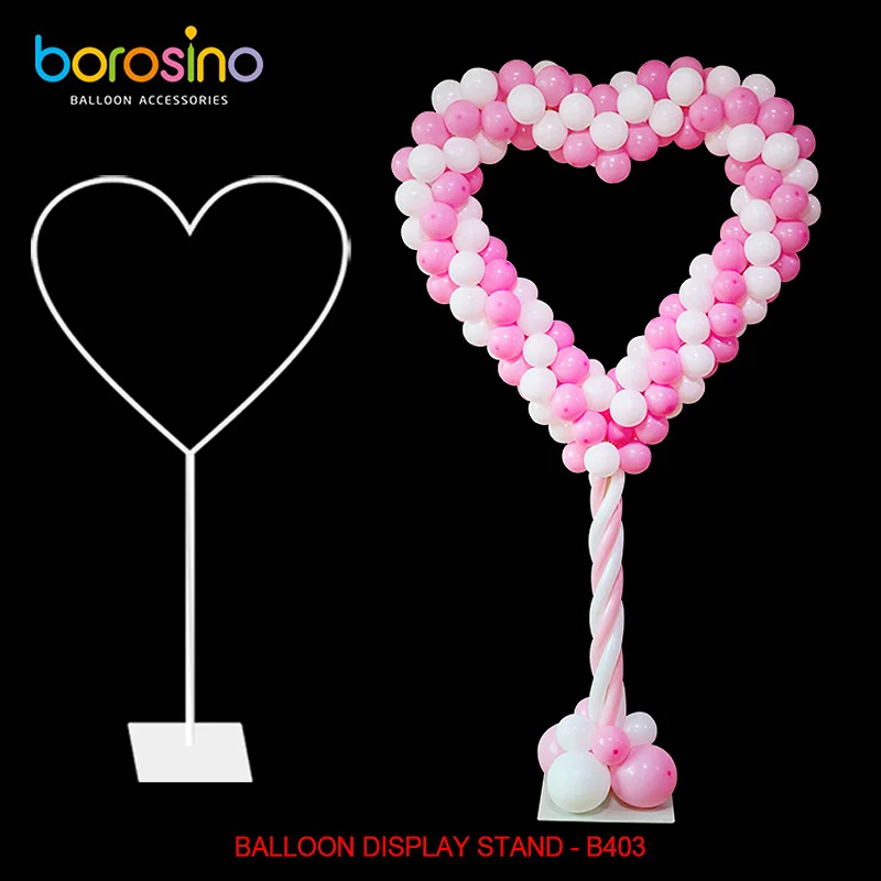 

B403 Wedding heart balloon stand with balloon ring