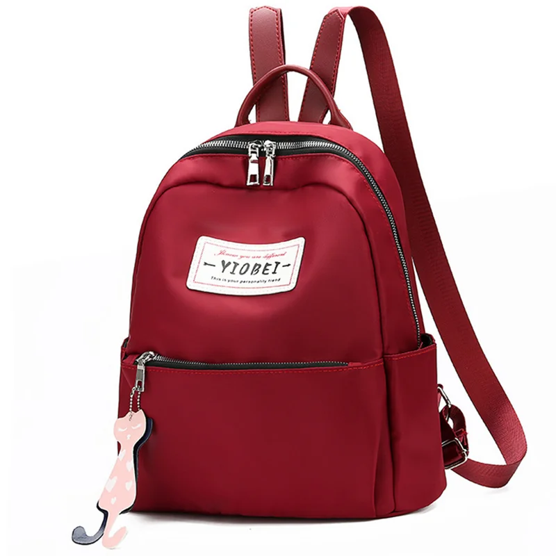 

Yirenfang Fashion Backpack Female 2019 Students Leisure Designer Backpack School Bags For Teenagers Small printing backpack Girl