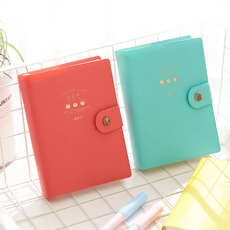 

EGO 365 Day Plan Efficiency Notebook PU Business Diary Notebook 1PCS