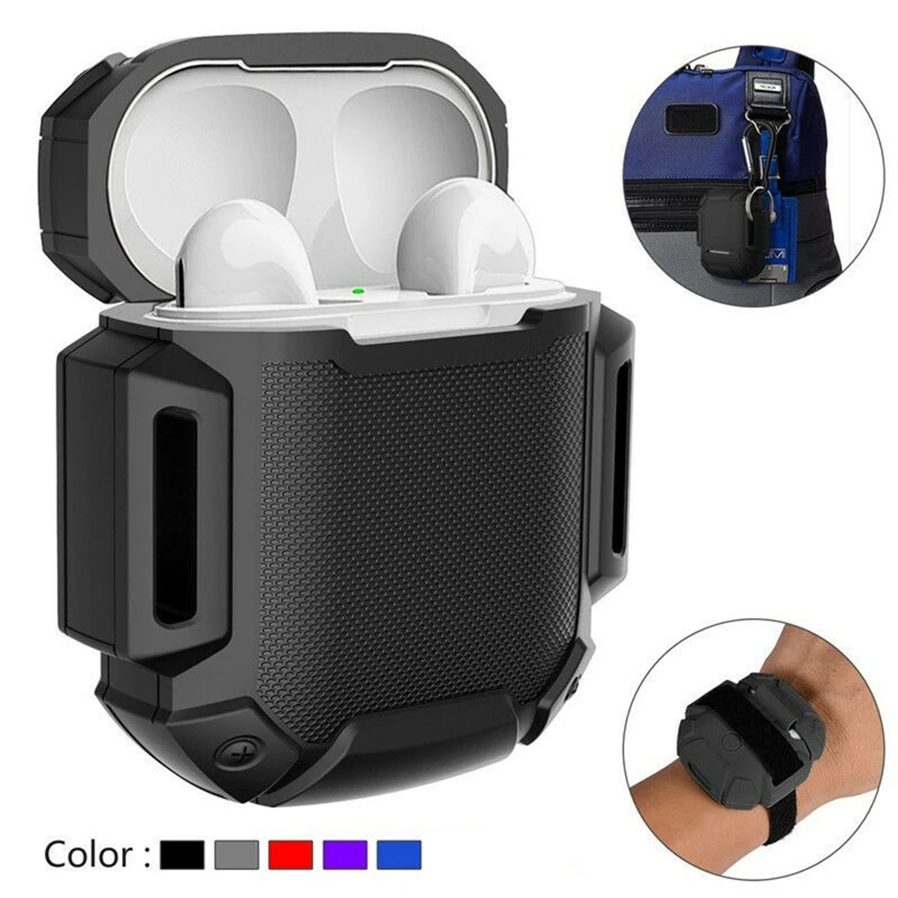 

Charging Box Silicone Bluetooth Earphone Case Wireless Headset Bag For Apple Airpods Portable Protective Cover Skin Accessory