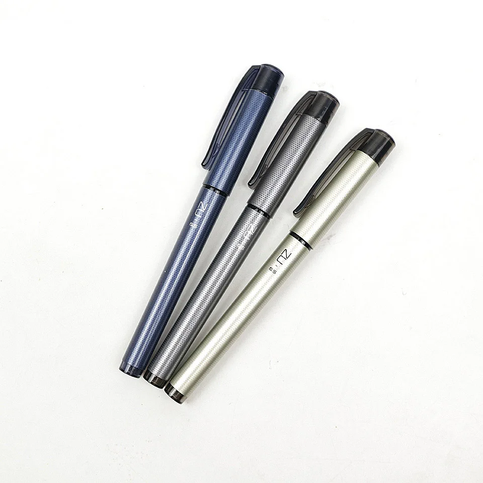 3 шт./лот гелевая ручка Kawaii 0,5 мм черный/синие чернила стержень сменный гелевый ручек молочного цвета для офиса письменные принадлежности канцелярские ручки поощрительный подарок - Цвет: 3pcs--lot