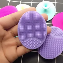 1 шт. силиконовый косметический коврик Отшелушивающий, для лица кисть для очистки дица инструмент Мягкая глубокая очистка лица кисти