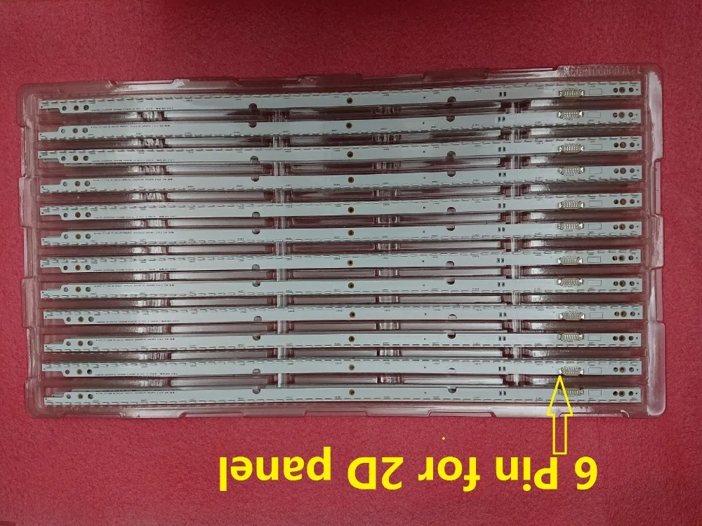 Новинка 5 комплектов = 10 шт. 60LED 572 мм Светодиодная подсветка для Samsung UE46ES5500 SLED 2012SVS46