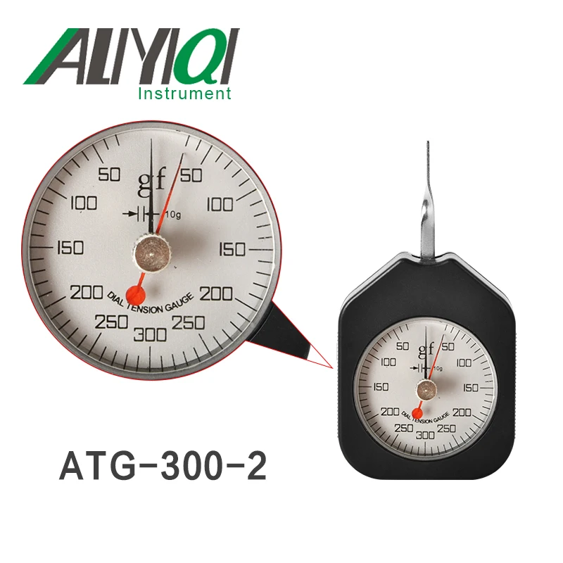 ATG 300 2 300g аналоговый датчик контроля натяжения с циферблатом Тензиометр двойной