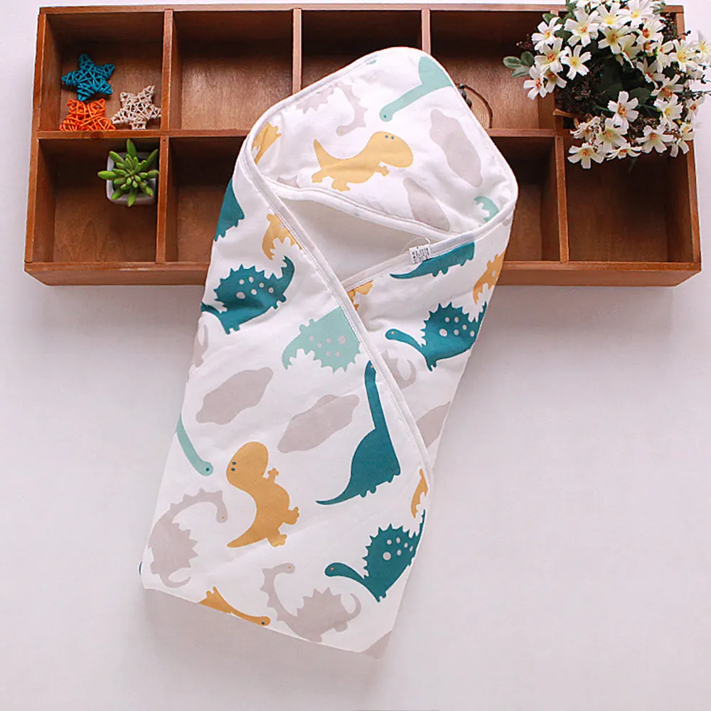 

Baby Blanket Newborns Baby Swaddle Infant Crib Sleepsacks Stroller Cover Cartoon Printed Envelope For Discharge Newborn Blanket