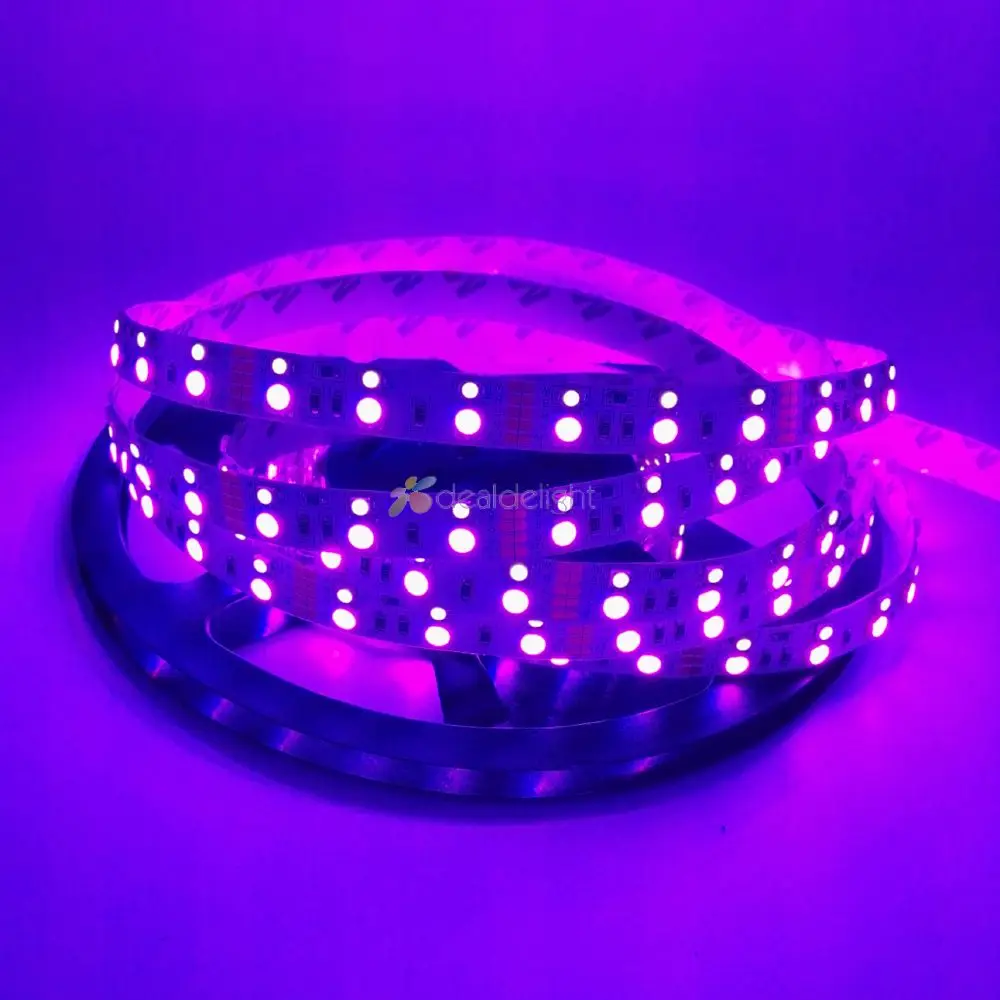Двухрядный светодиодный светильник RGBW 5 м 5050 RGB + 2835 белый/теплый белый гибкий ing