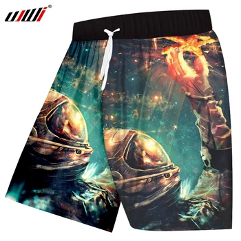 

UJWI Astronaut Pick Stars 3d Print Breathable Quick Dry Shorts New Harajuku Men Casual Shorts Hip Hop Streetwea Boardshorts 6XL