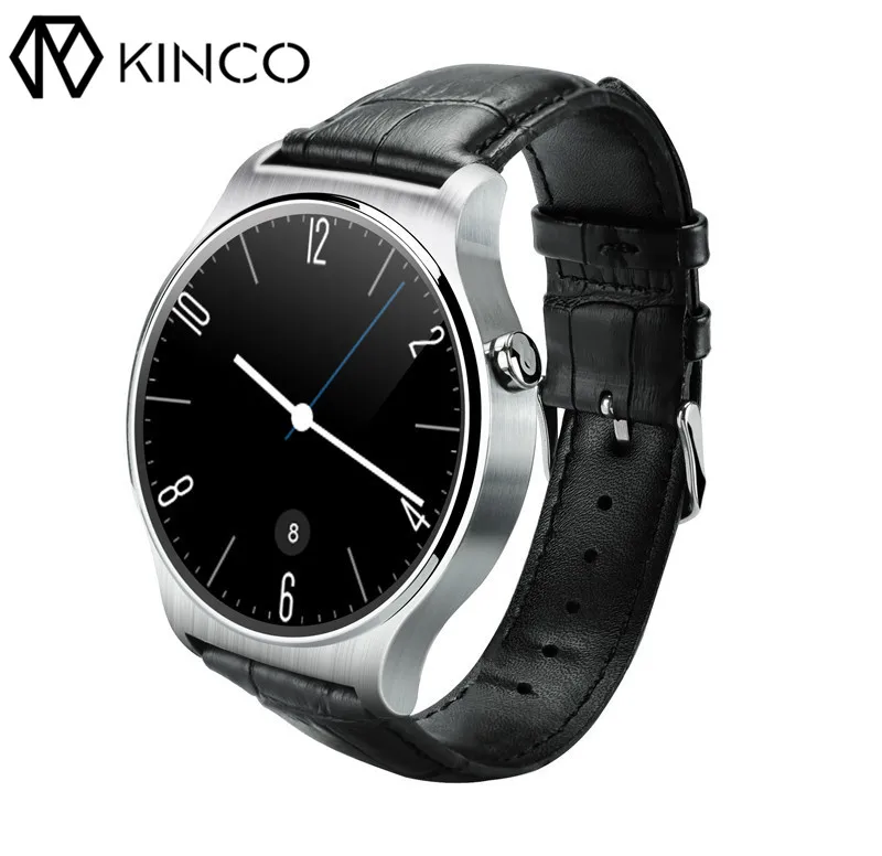 

KINCO 1.33inch HD IPS MTK2502C Waterproof Distance Bluetooth Heart Rate Sleep Monitor Pedometer Smart Watch for IOS/Android