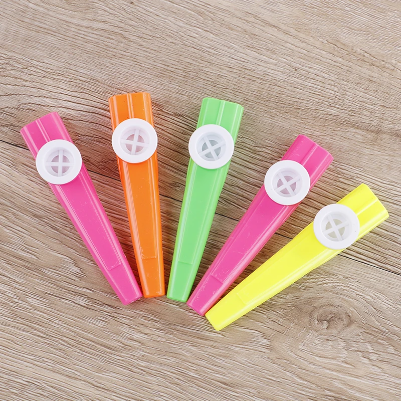 5 шт./лот пластиковая гармоника Kazoo детский подарок для вечеринки музыкальный