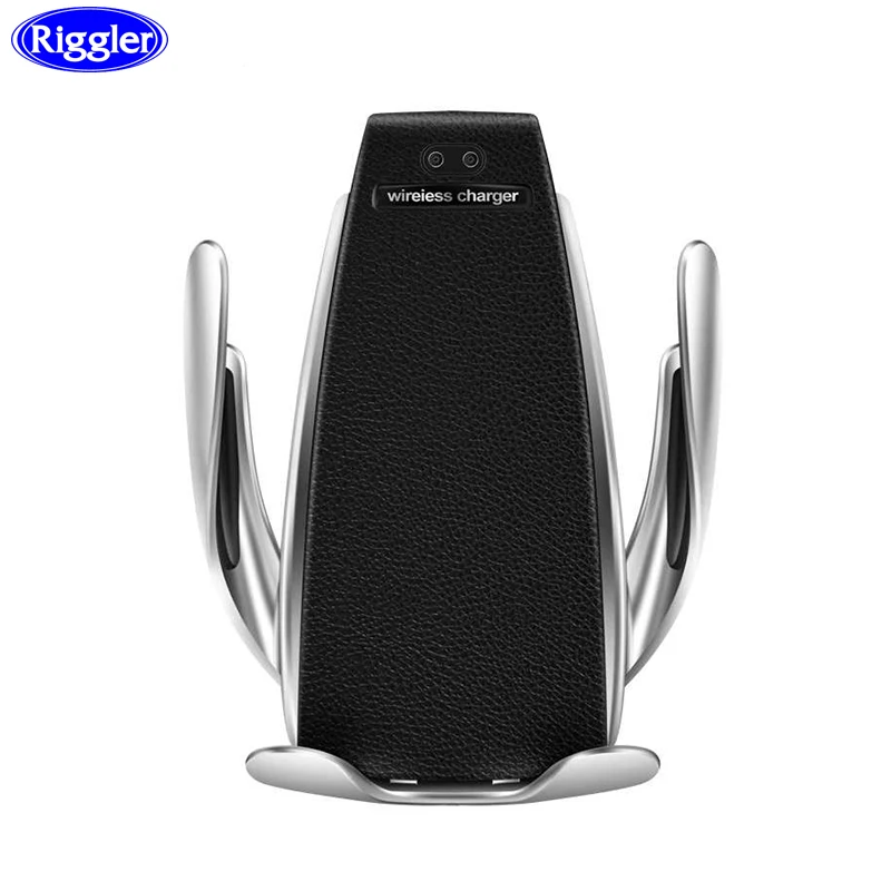 

10W Fast Wireless Charger Auto Clamp Charging Holder for iphone XR XS Samsung S9/S9+ S8 Note9 Qi Certified Air Vent Mount