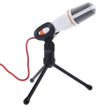 Professional Wired Stereo Condenser Microphone With Stand Tripod Clip For PC Laptop Chatting Online Singing Karaoke Microphone
