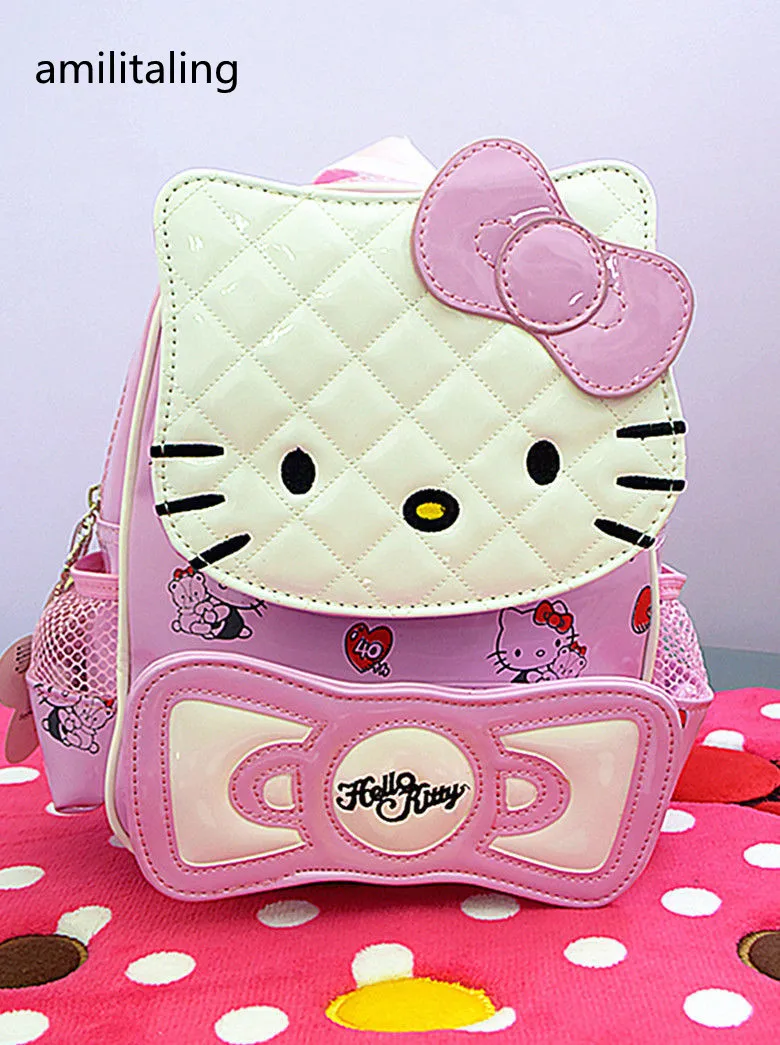 New Cute Hello kitty Girl Backpack Bag Purse yey 14523ppin Backpacks