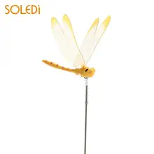 Стрекоза садовый декор реалистичный Сад Искусство Сад орнамент креативный 3D двойной газон украшение Садоводство