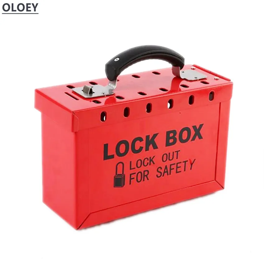 

Portable Cluster Lock Box Key Storage Device Lock with 12 Lock Box Safety Lock Management Stations