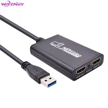 12 комплектов USB 3,0 1080P HD видео игра Захват карты видео конвертер HDMI выход прямая передача для xbox One PS4 MAC Plug and Play