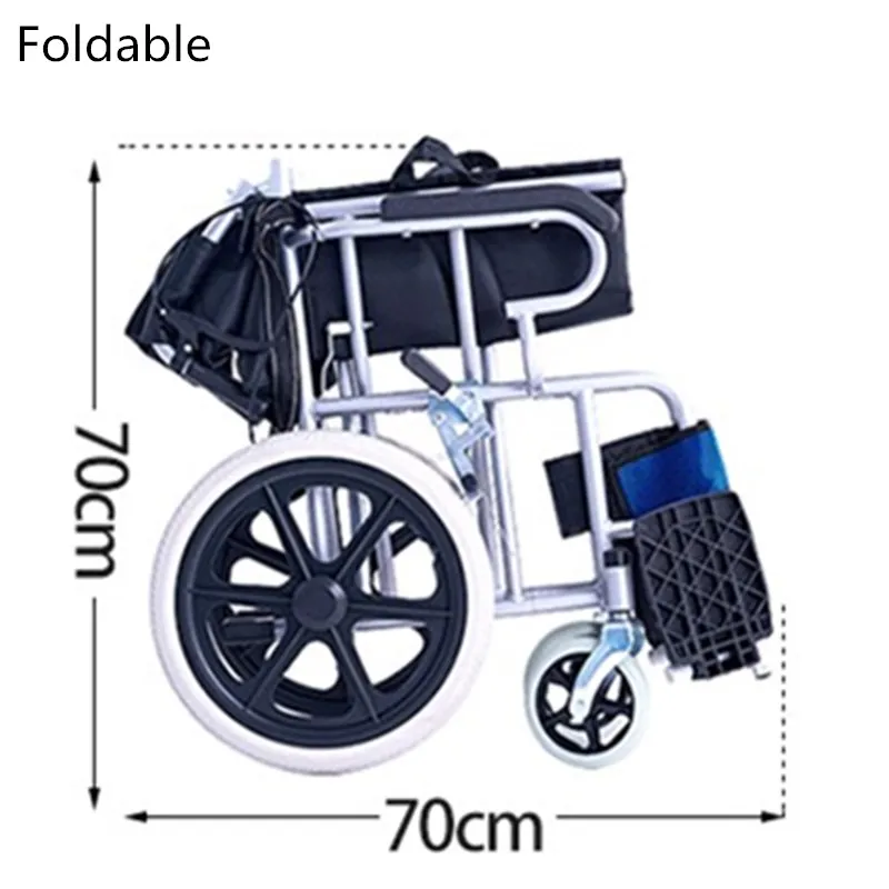  Foldable Chair Sofa For Old Man Disabled Portable Light Chairs With Brake Safety Anti Bedsore Campi