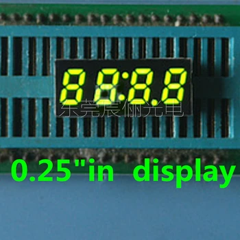 

0.25 inch 7 Segment digital tube green four bit Digital Tube 4 digit 0.25" 0.25in led clock display