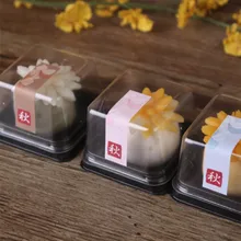 Прямая Экологически чистая форма для мыла Горячая 50 шт ПВХ прозрачный контейнер для тортов/кекс коробка для маффинов пластиковый свадебный душ