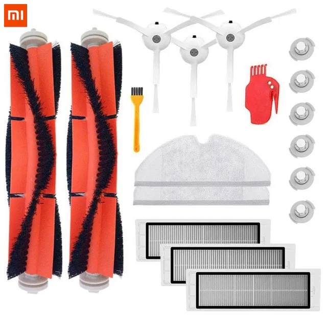 18 шт. Xiao mi Запчасти для пылесоса Замена для Xiaomi mi робот Roborock S50 S51 Roborock 2 сопутствующие товары для пылесоса комплект