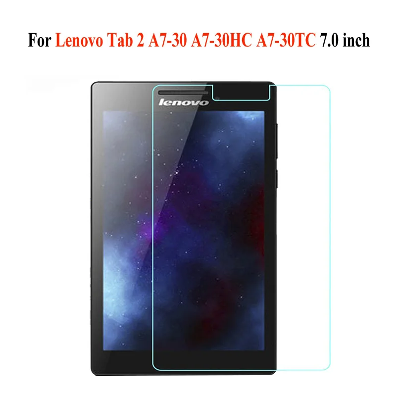 Закаленное Стекло пленка для lenovo Tab 2 A8-50F A7-10 A7-20F A7-30HC A10-30F A10-70F 7,0 8,0 10,1 дюймов Экран протектор Стекло пленка - Цвет: Lenovo A7-30