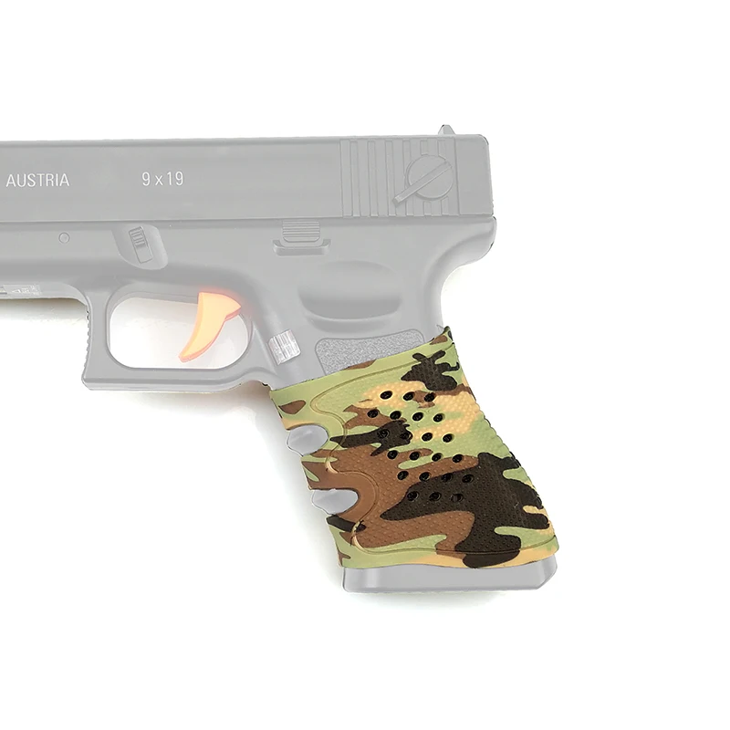 

Tactical Handgun Pistol Rubber Protect Cover Grip Glove Tactical Anti Slip Glock Holster Hunting Accessories Anti Slip