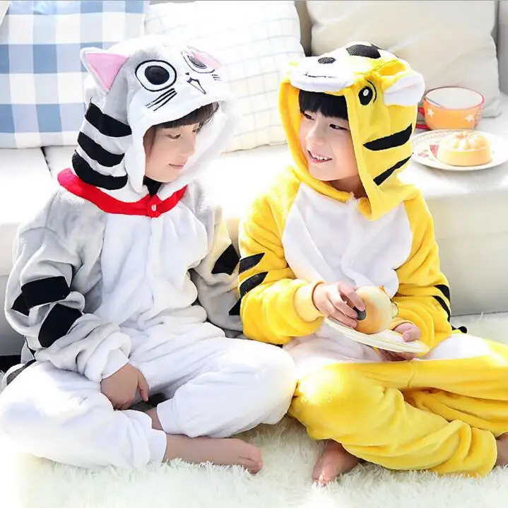 Kigurumi Cat Pajamas Animal Onesie Kids Adult Amime Chi's Sweet Home Cat Cosplay Halloween Costumes For Women Girls