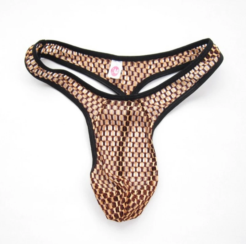 Мужские дышащие стринги сексуальное бесшовное нижнее белье с Т образной спинкой
