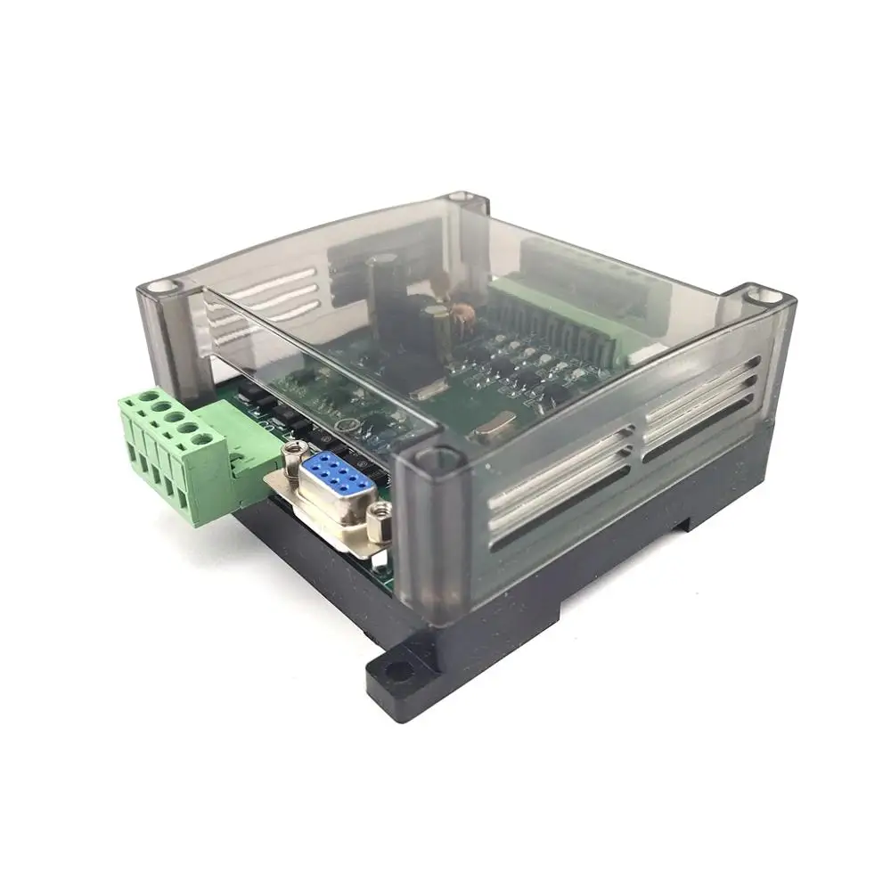 PLC industrial control board with housing FX1N-10MR FX1N-10MT controller programmable module